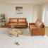 2 - Piece Faux Leather Living Room Set