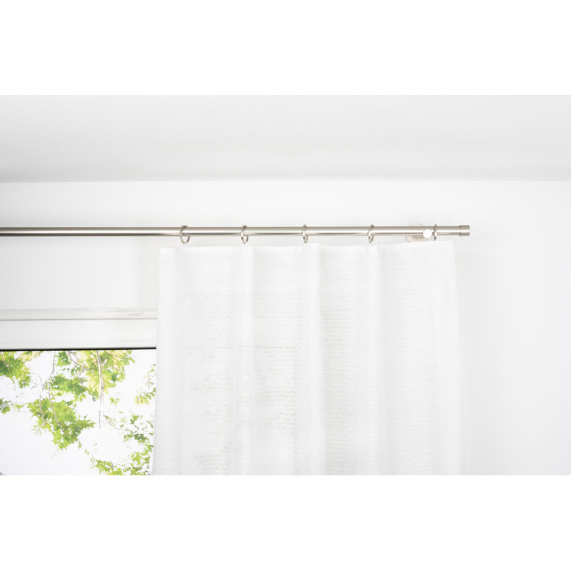 Gardine Dot mit Schlaufen (1 Stück), transparent, Beige
