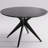 45.2" Round Pedestal Dining Table With Metal Base-1628720271