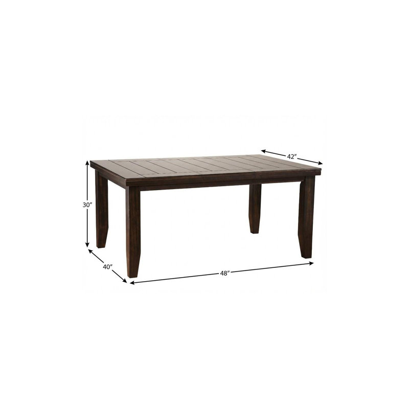 42" Espresso Dining Table