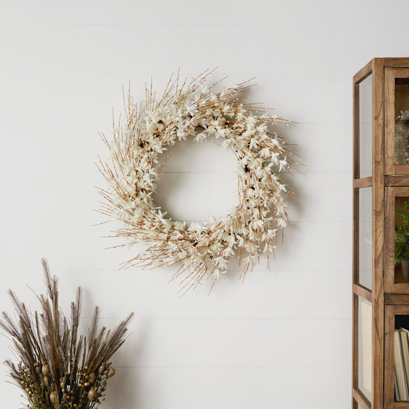 Couronne en polyester 25 po Blossom