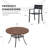 Derrica 6 - Person Patio Dining Set with Round Table-1192339129