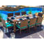 Ensemble de patio 18 pièces en rotin avec coussins Centralmont-2117444976-2120025176