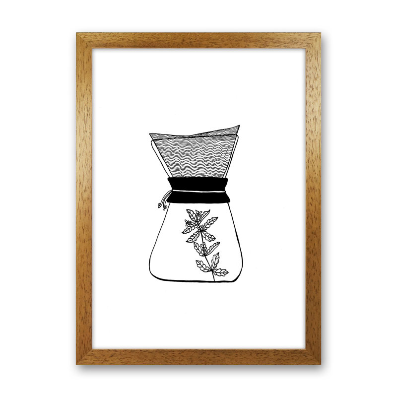 Chemex by Carissa Tanton - Print, Oak Framed, 88cm H x 64cm W x 3cm D