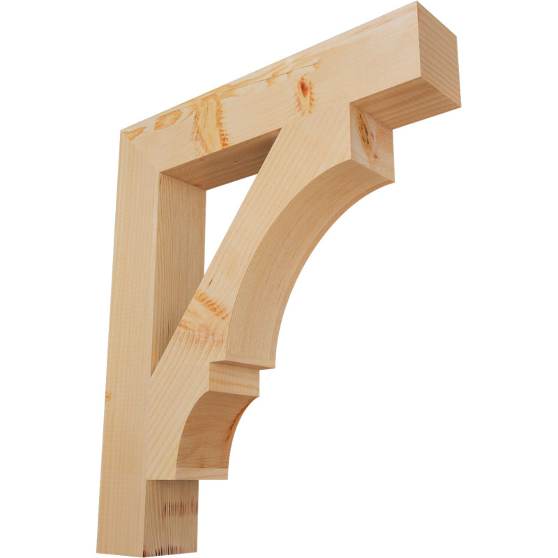 Support de bloc Balboa, Sapin de Douglas lisse, L 3 1/2 po x P 22 po x H 26 po
