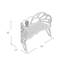 Banc de jardin en aluminium Whaley-2033682177