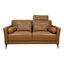Causeuse rembourrée Bahja brun clair-71415890