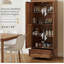 Armoire de cuisine, armoire avec tablettes réglables