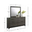 Commode double 6 tiroirs avec miroir Mandy
