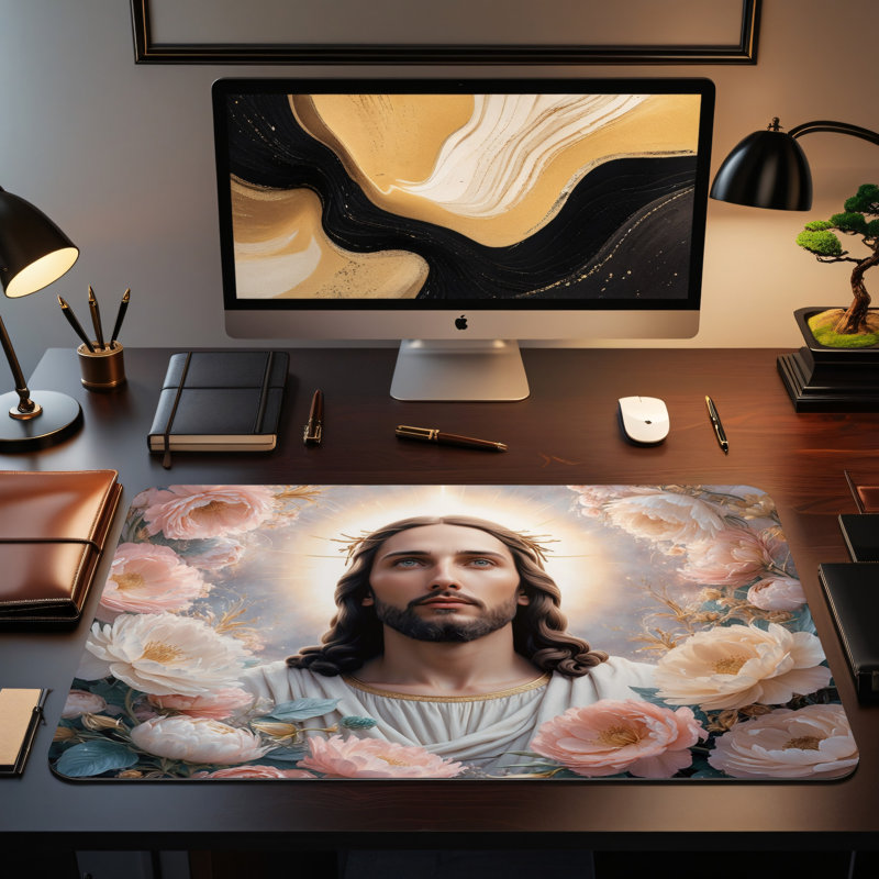 Polyester Desk Pad, 31.5x15.5