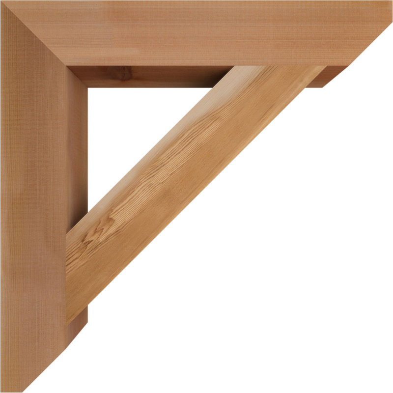 Support pour lattes l 3 3 po x P 24 po x H 24 po, cèdre rouge de l'Ouest, Cèdre rouge, H 24 po x l 3,5 po x P 24 po
