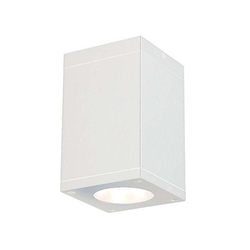 Cube LED Wall Light, White, Narrow, 3500K