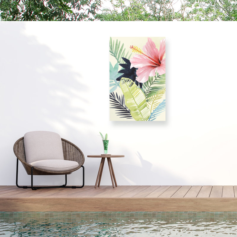 Toile d'extérieur Grace Popp «Tropical Punch I», H 24 po x l 16 po x P 1,5 po