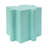 Art Side Table, Modular Convex Edge Mgo Table Buy Singles Or Combine For Custom Layouts, Indoor & Outdoor,Light Green-1237213762