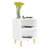 vidaXL Bed Cabinet Engineered wood, solid eucalyptus wood Small-2097799288
