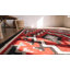 Bold Red Tribal geometric Antique Native American Navajo Flatweave Rug