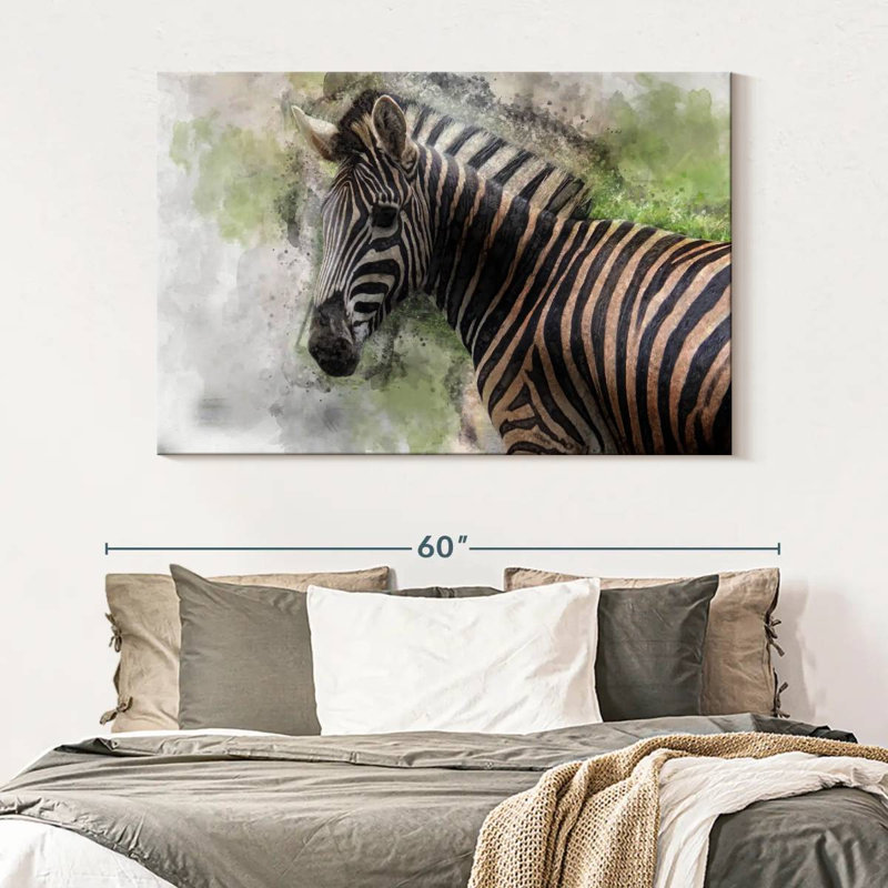 Brampt Magnificent Zebra, 34" H x 51" W