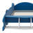 Race Car-Shaped Platform Bed With Wheels-264684157