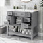 Meuble-lavabo moderne 36 po avec lavabo supérieur