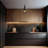 Adjustable Height Metal Body Single Pendant