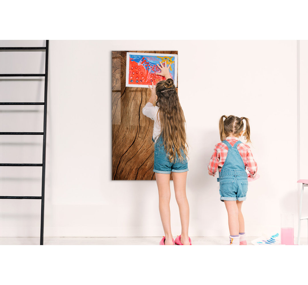 Magnetic Memo Board Whiteboard - 60 x 120 cm - With Marker and Magnets - Colorful powder