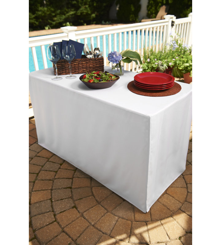 Nappe de couleur unie, Blanc, L 48 po x l 28 po
