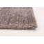 Tapis gris foncé en laine noué à la main Franzpeter