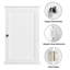 Wall Bathroom Cabinet with Single Door-1310306390