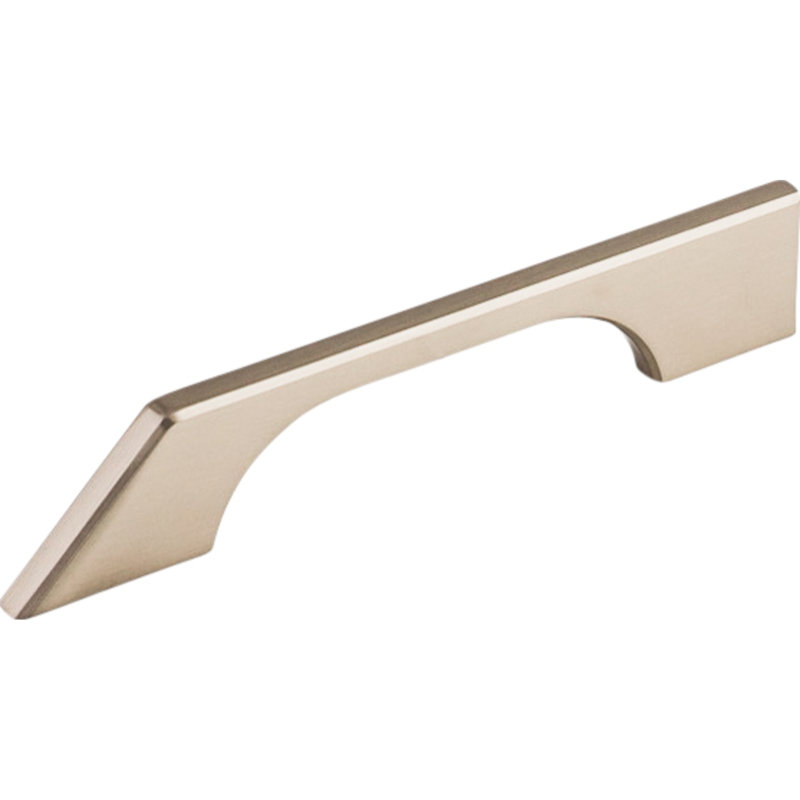 Tapered Bar pull, Brushed Satin Nickel, 5" Center to Center