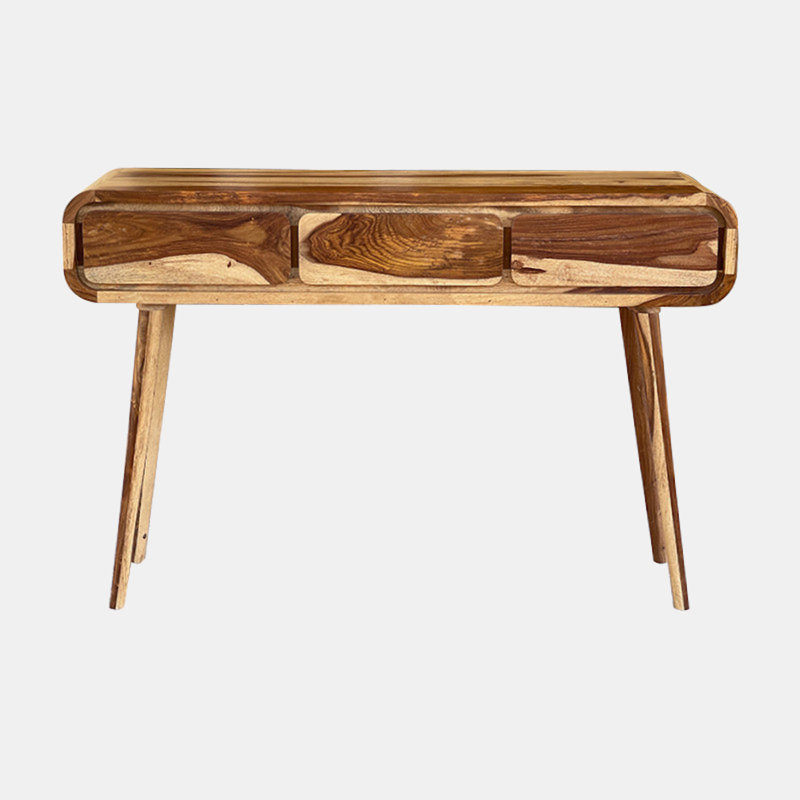 Brigette 120cm Solid Wood Console Table, Cow