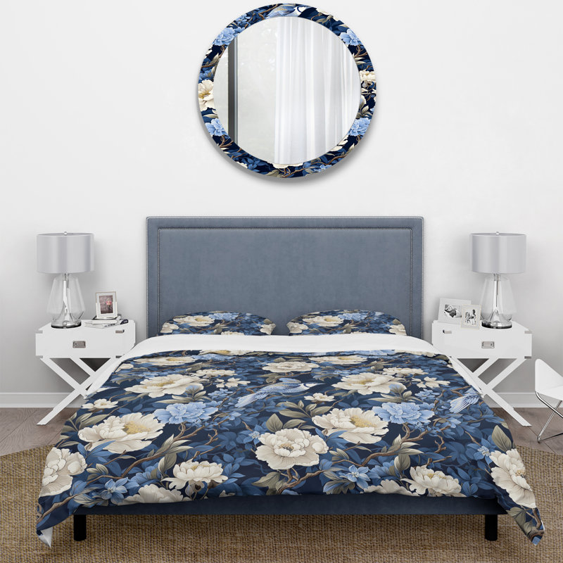 Ensemble de housse de couette Avdie, Housse de couette simple + 1 taie décorative stan