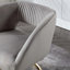 Chaise d'appoint rembourrée et capitonnée Alleen-1837035501