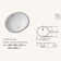 19"X16" White Ceramic Oval Undermount Bathroom Sink With Overflow