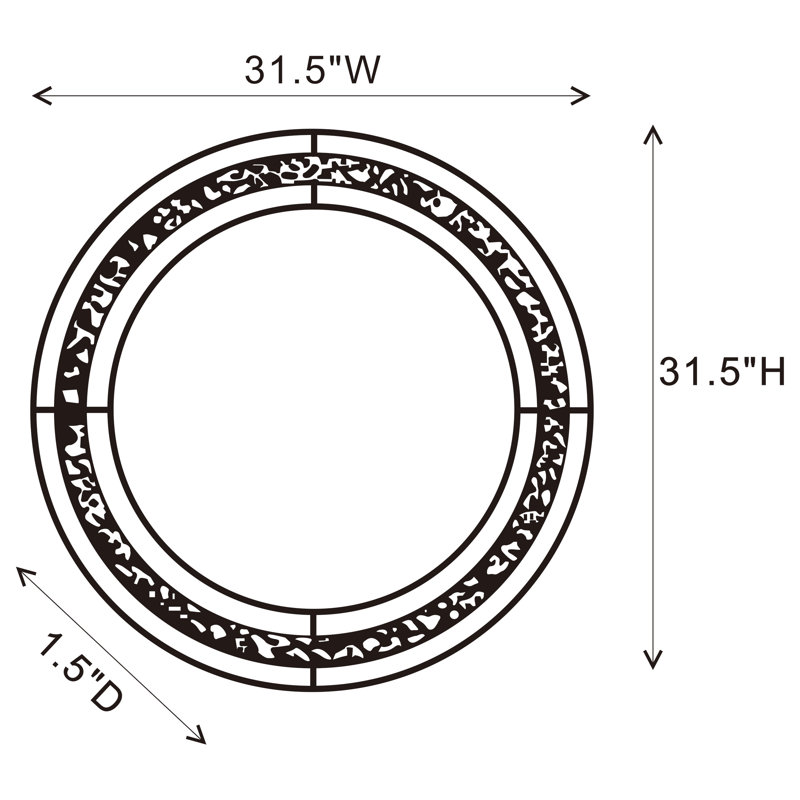 Lunenburg Round Mirror
