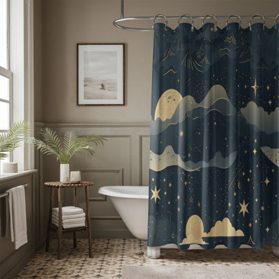 Rideau de douche Night Moon Peace - Premium