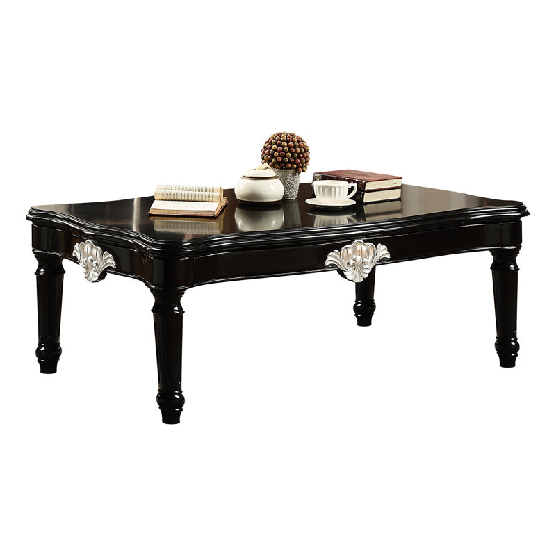 Table basse Minimalist Black - Élégante et spacieuse pour le salon
