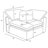 Keyes 6-piece Boucle Upholstered Modular Sectional Grey-613924986