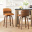Tabouret de comptoir pivotant 26 po Bresha-321253235-321253232
