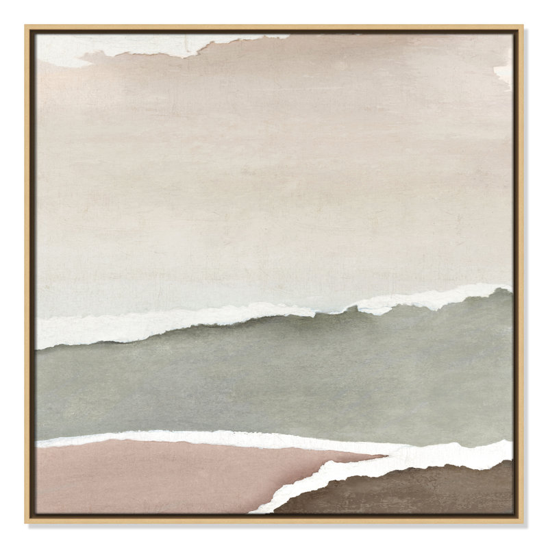 Torn Whispers II - Square Version Print par Emma Peal, 31.5' W x 31.5' H, Flotteur naturel