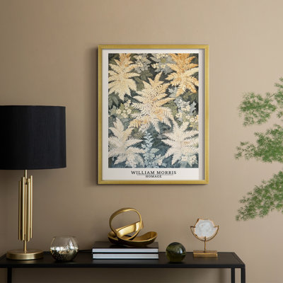 WM MORRIS Series DCCCXII Framed Print - Solid Wood