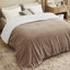 Couvre-lit en polaire Sherpa, grand doux réversible avec chaleur douillette, motif rayé pour un confort de tous les jours-105504200-105504207