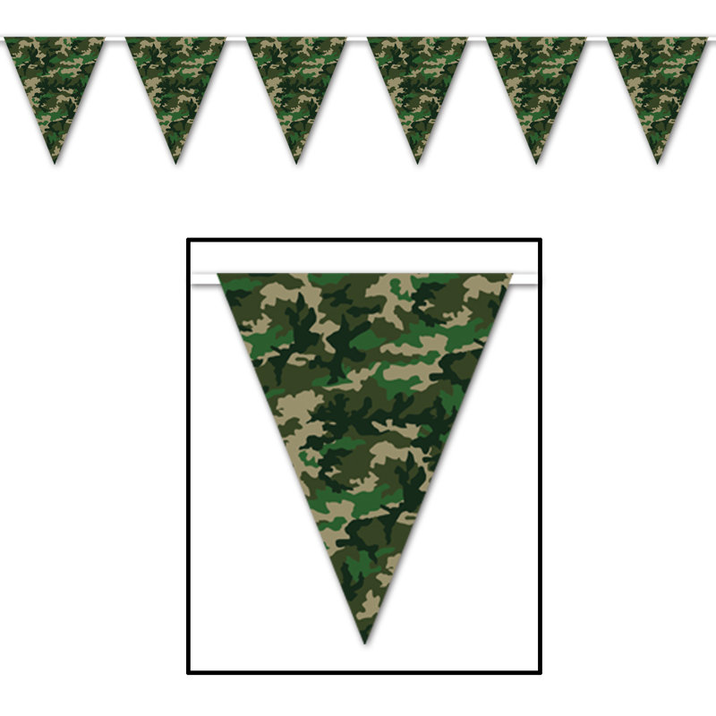 Bannières de flamme vert 12'