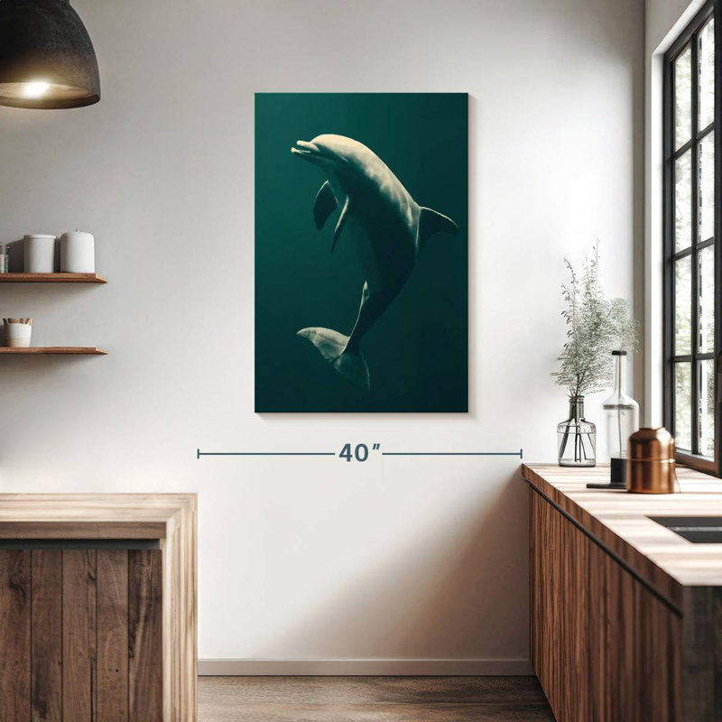Brampt Underwater Dolphin, 39" H x 26" W