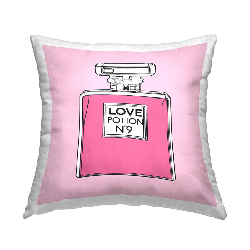 Coussin Stupell Industries Love Potion Glam Perfume