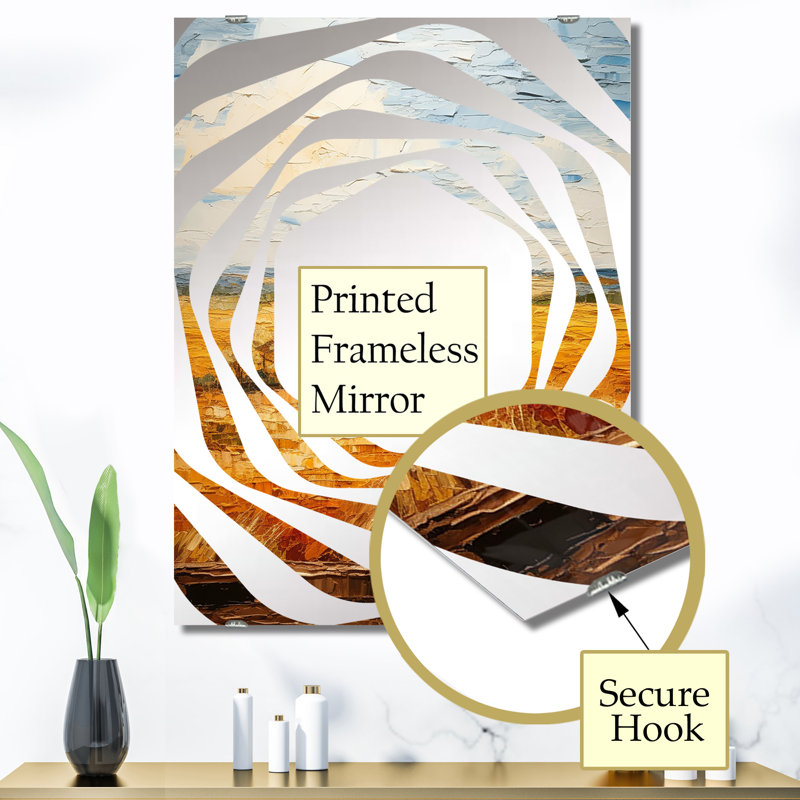 Abukar - Miroir mural pour ferme MIR133821, 40 po x 30 po