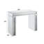 Bureau de coiffeuse en miroir et faux cristaux (assemblé)