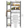 Lowis Adjustable Freestanding Over the Toilet Storage with 8 Shelves