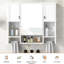 Armoire de rangement moderne pour salle de bain - 2 portes et matériau 35 po x 28 po-2076763803