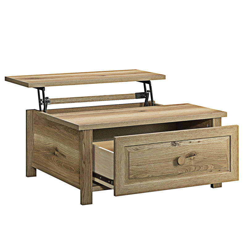 Table basse à plateau relevable