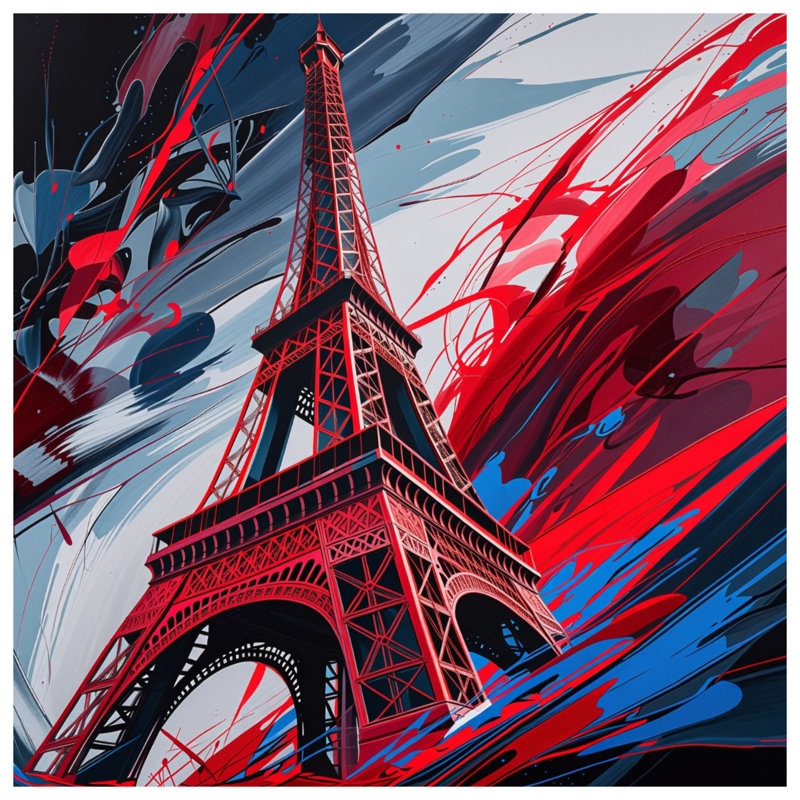 Eiffel Tower Bedding Architecture Comforter Modern, Twin